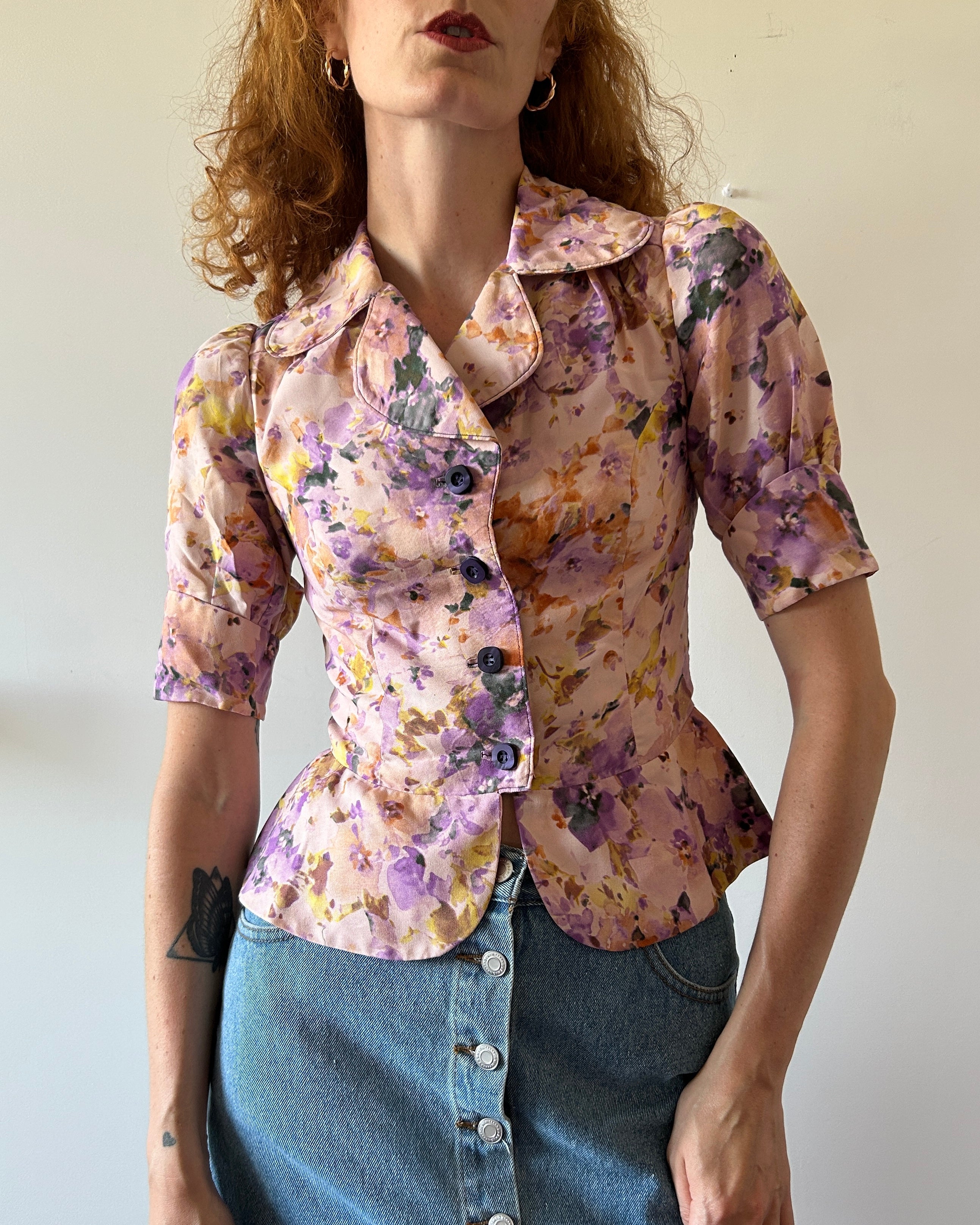 Blazer a fiori